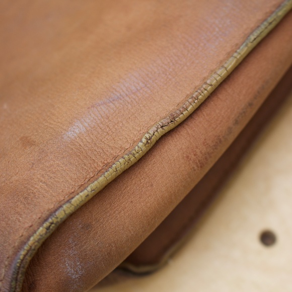 Vintage Marni 100% Leather Medium Size Brown Hobo Satchel Purse Made In Italy - Picture 10 of 17